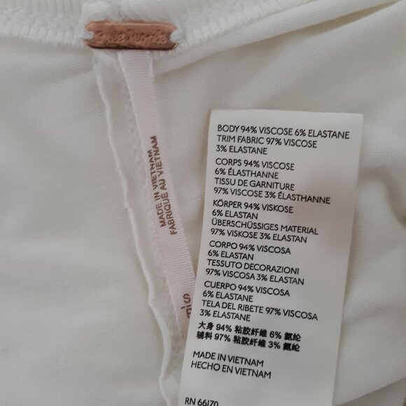 Free People Oversized Tunic Top Moonshine Optic White Long Sleeves - Picture 5 of 5